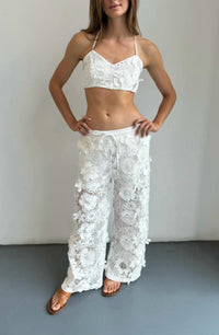 Jocelyn - 3d Floral Lace Pants