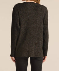 Z Supply Goldie Sweater in black - women's sweater - alternate view