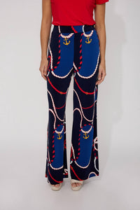 Frank Lyman - High-waisted Abstract Trousers