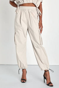 Lulus - Coolest Cutie High-rise Cargo Jogger Pants