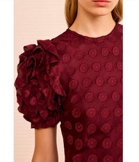 Ulla Johnson - Elvia Ruffle Sleeve Midi Dress