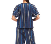 Karen Kane - Embroidered Short Sleeve Top