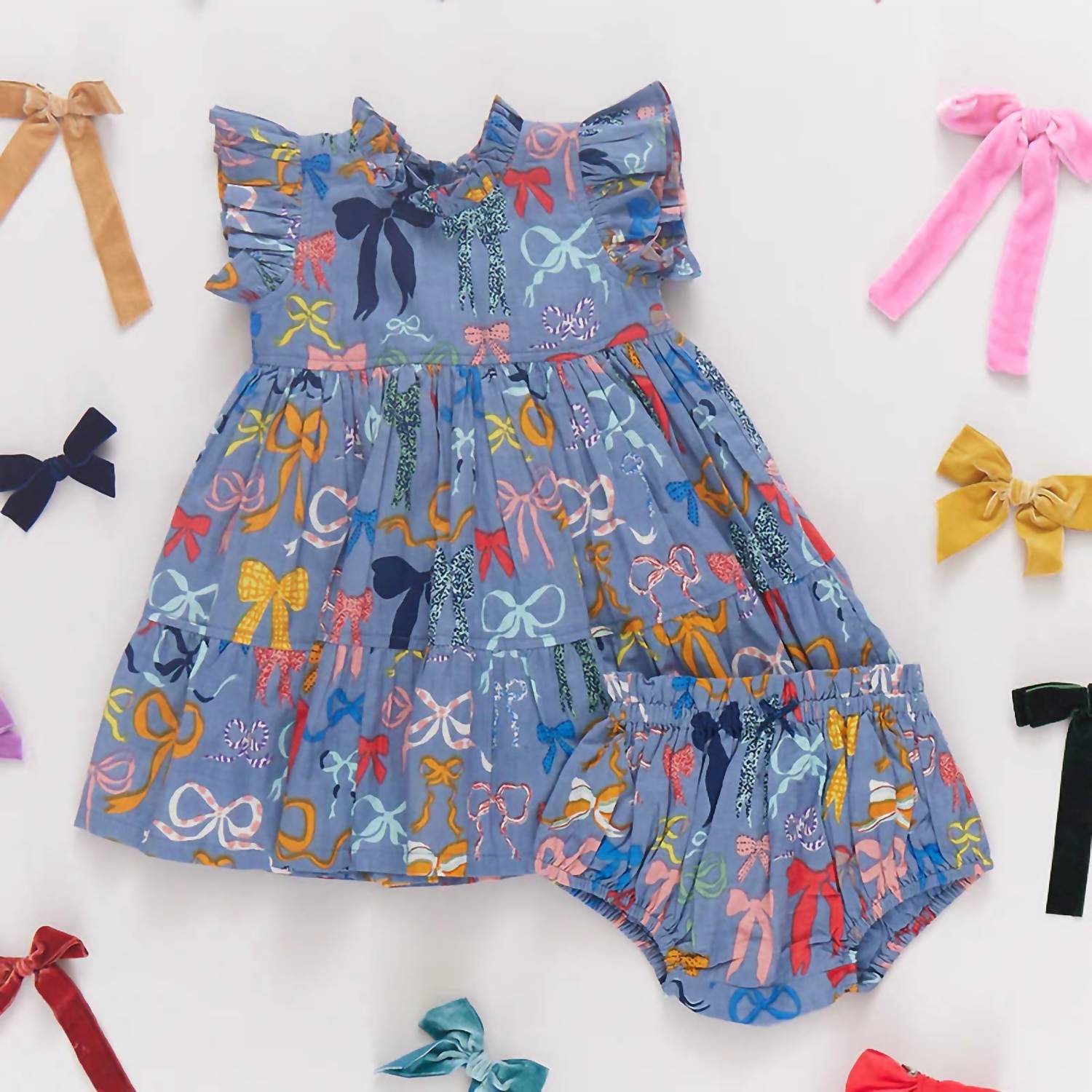 Pink Chicken - Baby Girl's Jennifer Dress Set