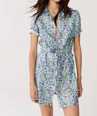 Lanhtropy - Franca Metallic Linen Dress