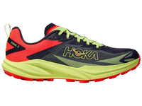Hoka Men's Zinal 3 Shoe in black orange neon green - men's sneaker