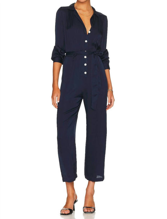Bella Dahl - Gathered Button Front Jumpsuit