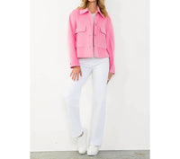 THML Button Up Jacket in pink - women's jacket - view 6