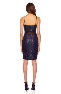 Susana Monaco - Sequin High Waist Pencil Skirt