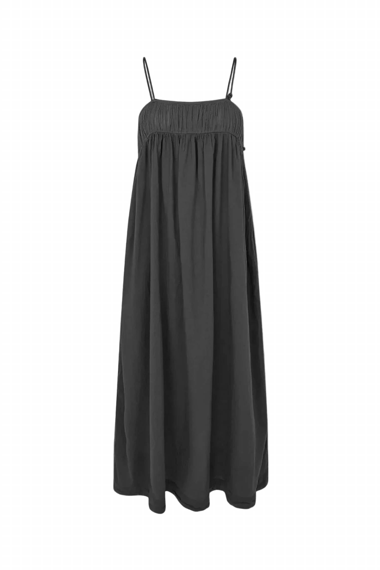 Rabens Saloner - Women's Cotton Angel String Maxi Dress