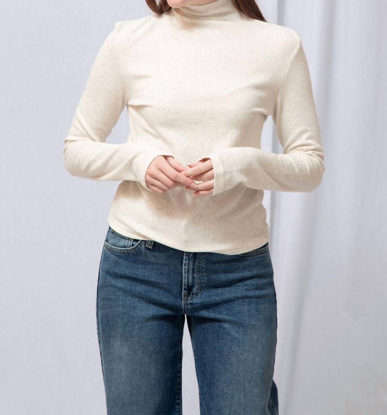 Elle Grey - Arie Mock Neck Sweater