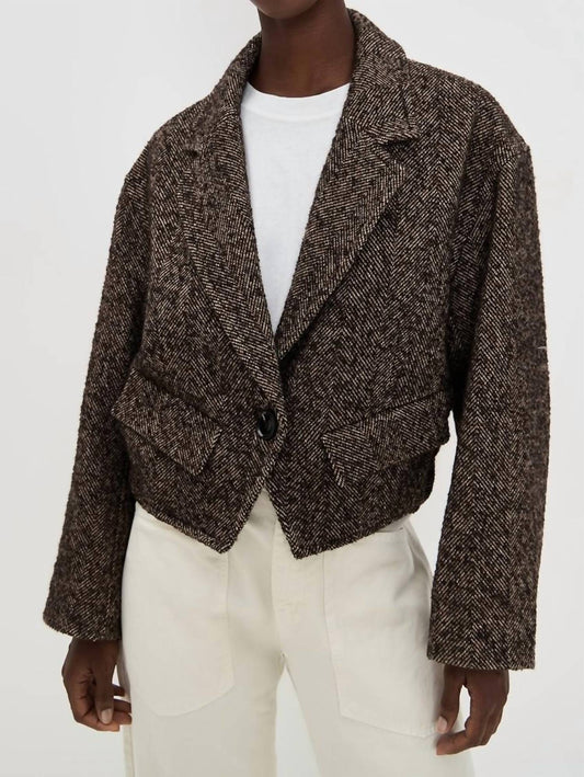 Apiece Apart - Ria Cropped Back Jacket