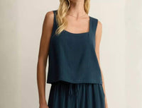 Z Supply - Charli Cropped Linen Tank