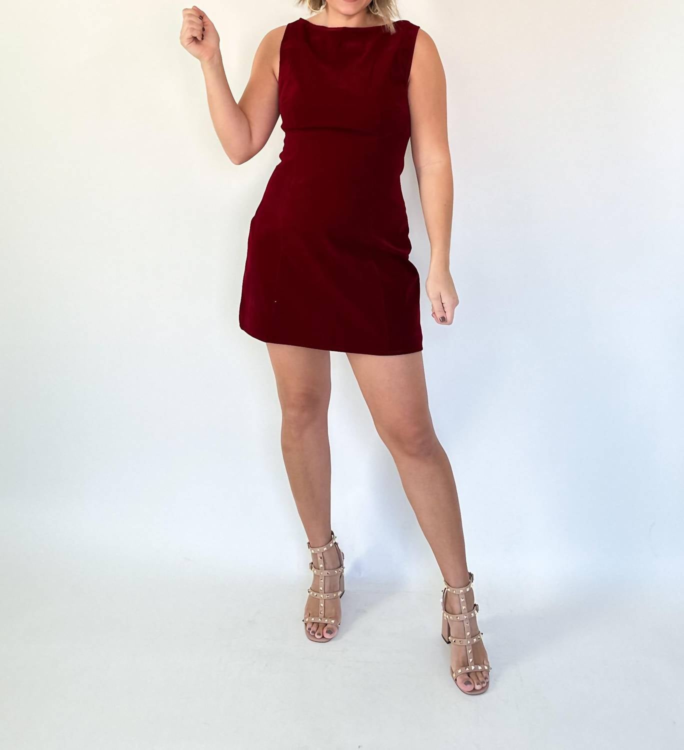 Sofie The Label - Carmine Velvet Dress