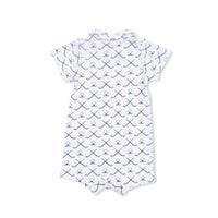 Angel Dear - Kids Simple Golf Ribbed Modal Polo Shortie