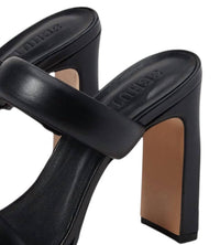 SCHUTZ Women's Deri Heeled Sandal in black - women's heels - alternate view
