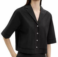 Theory - SS BOXY LAPEL SHIRT