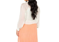 Made In Italy - Silk Blouse And Tank Set