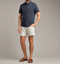 Rhone - Commuter Seersucker Short Sleeve Button Down Shirt