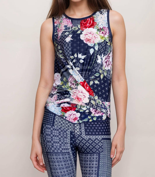 Johnny Was - Rose Patch Crossover Tank