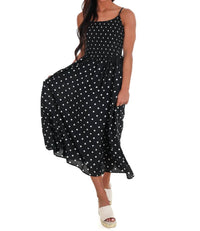 Blu Pepper - Women's Dottie Darling Midi Dress