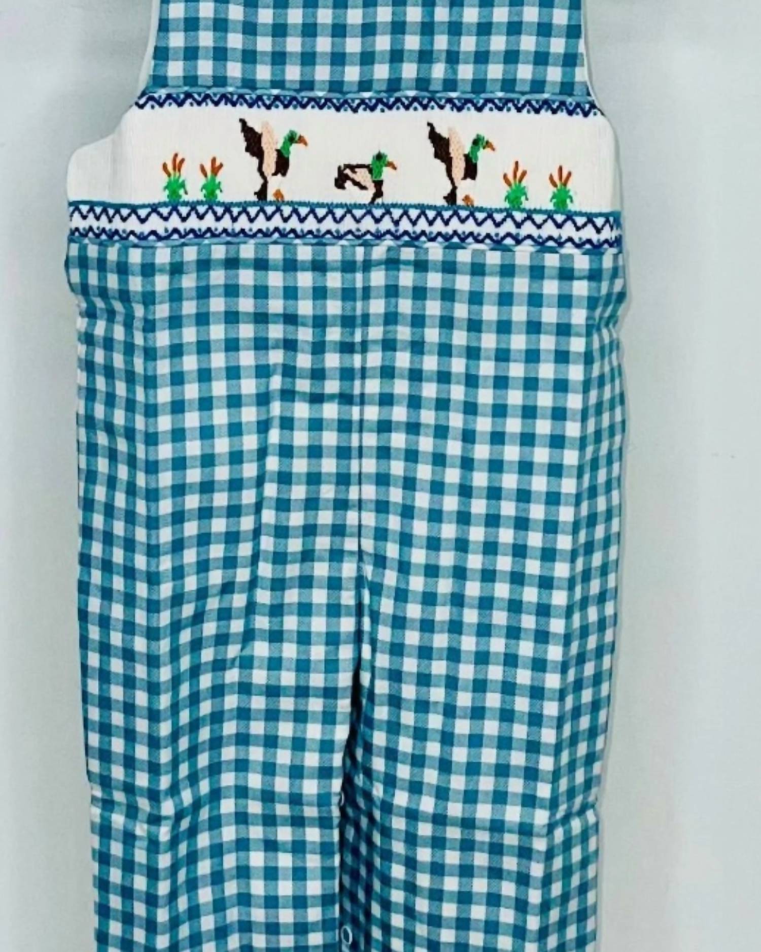 Delaney - Kid's Smocked Mallard Ducks Long Jon Jon