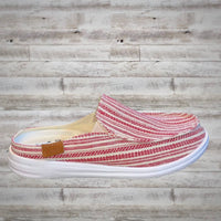 Corkys Footwear - Women's Pontoon Canvas Slip On Mule Shoes