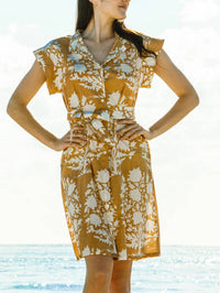 Pick Happy - Women's Cap Sleeve Shirt Dress