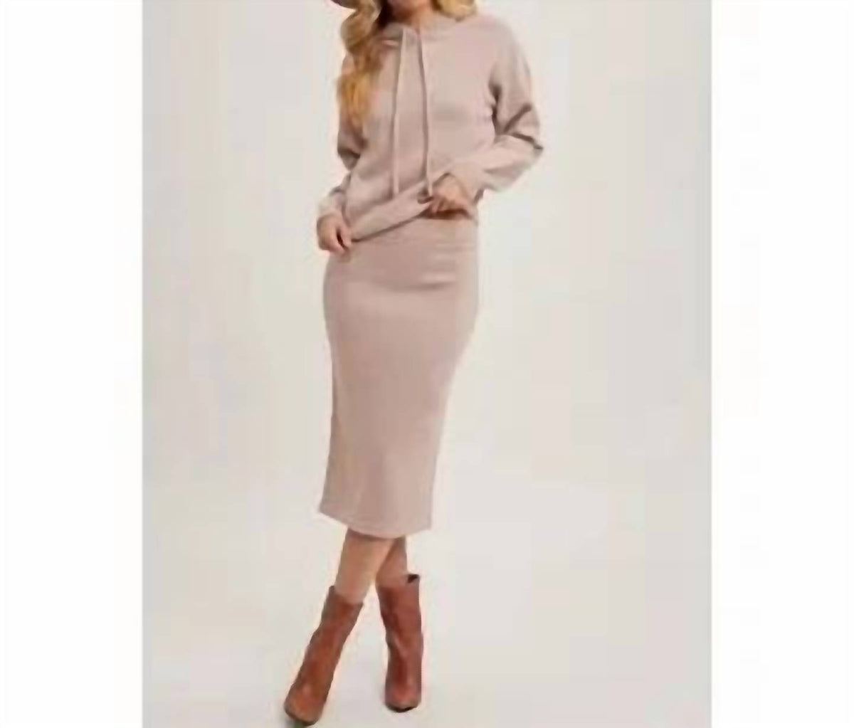 Bluivy - Perfect Hoodie And Skirt Set