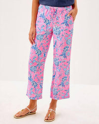 Lilly Pulitzer - Brawley Linen Crop Pant