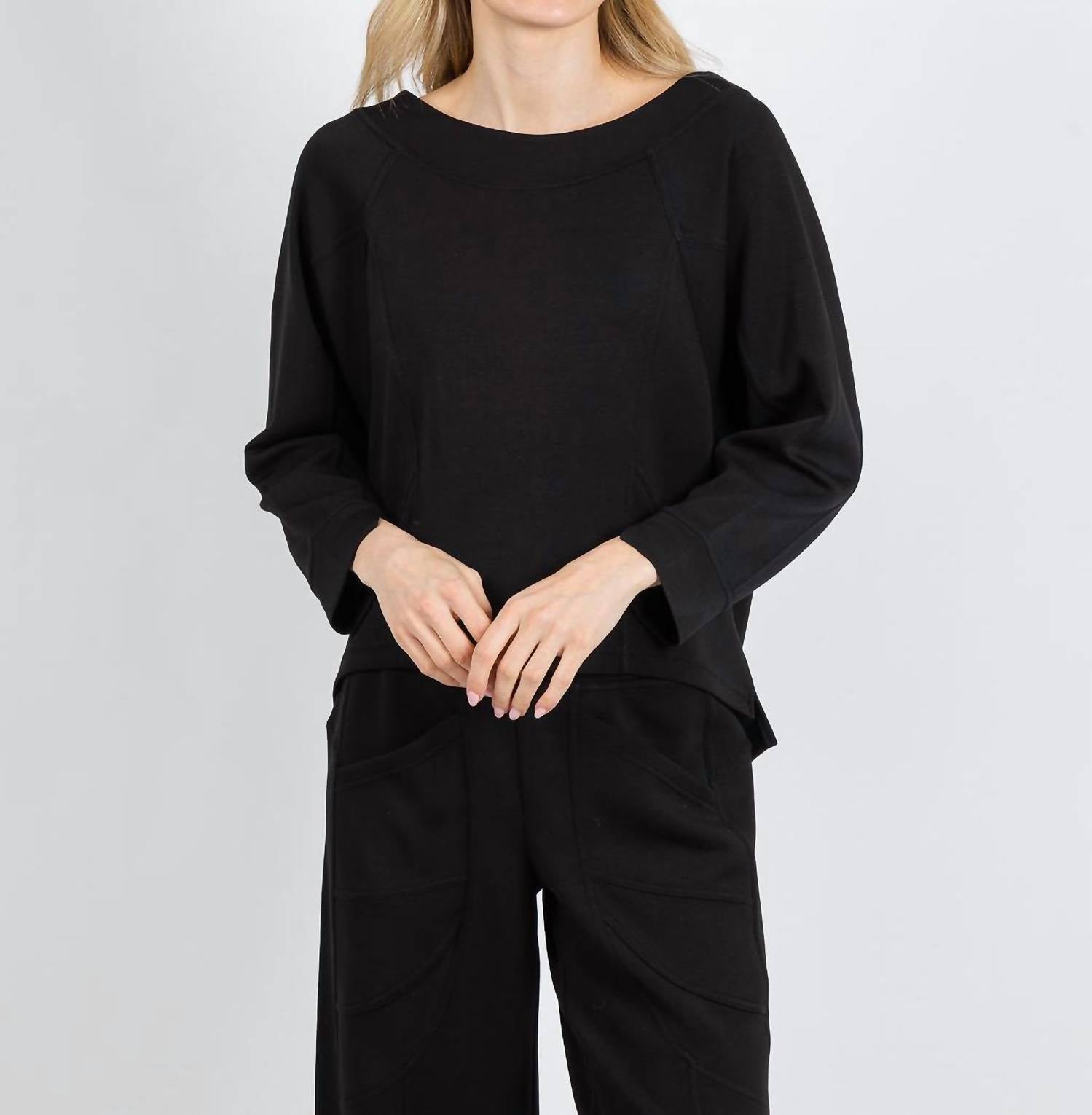 Olivia By Habitat - Border Stitch Pullover Sweater