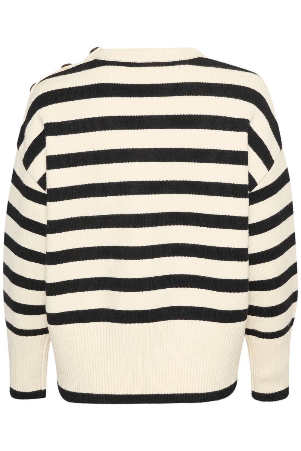 Kaffe - Marie Round Neck Casual Fit Pullover Sweater