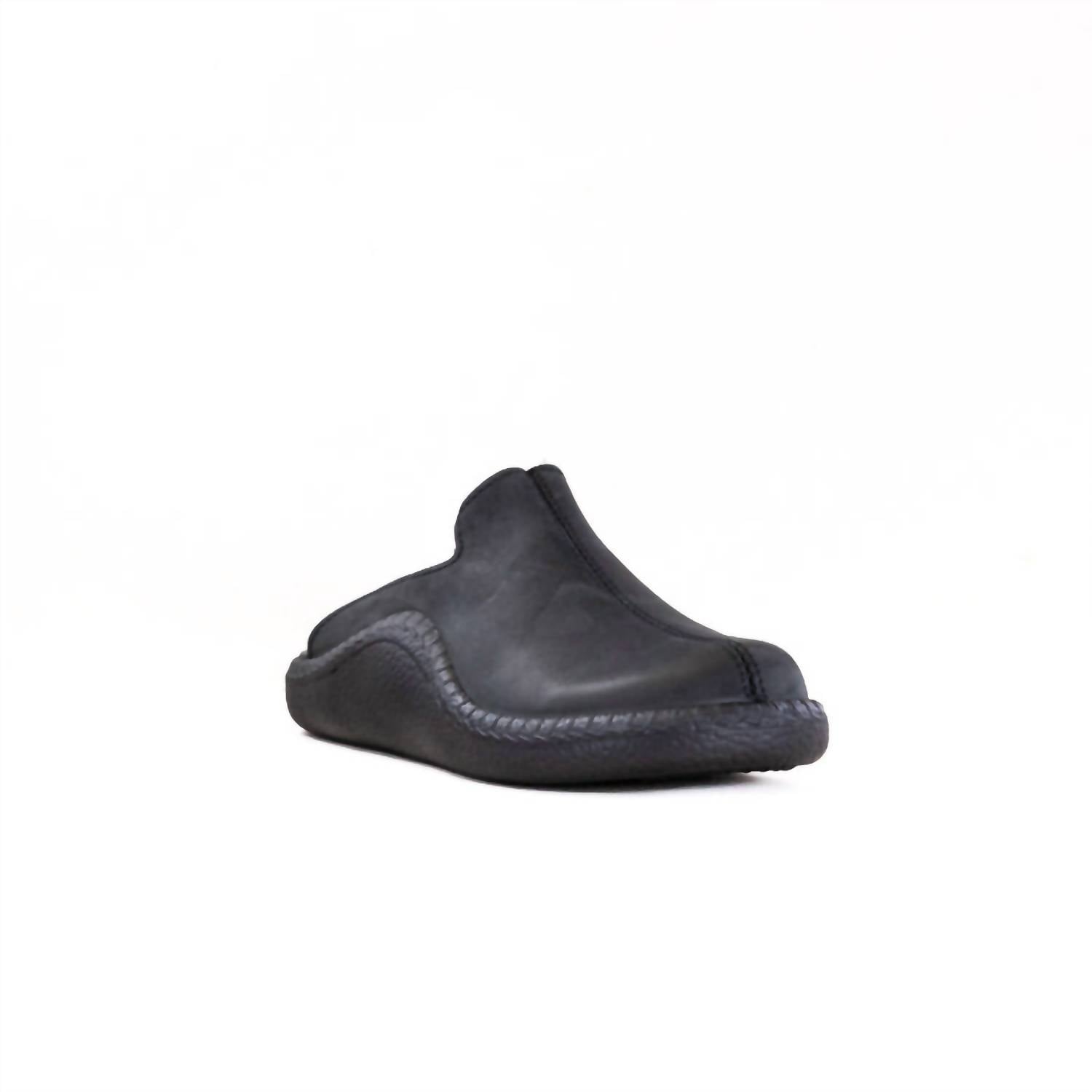 Romika Usa - Men's Mokasso Nubuck Leather Upper Slipper