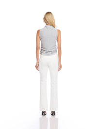 Fifteen Twenty Front Slit Pants in off white - women's pants - alternate view