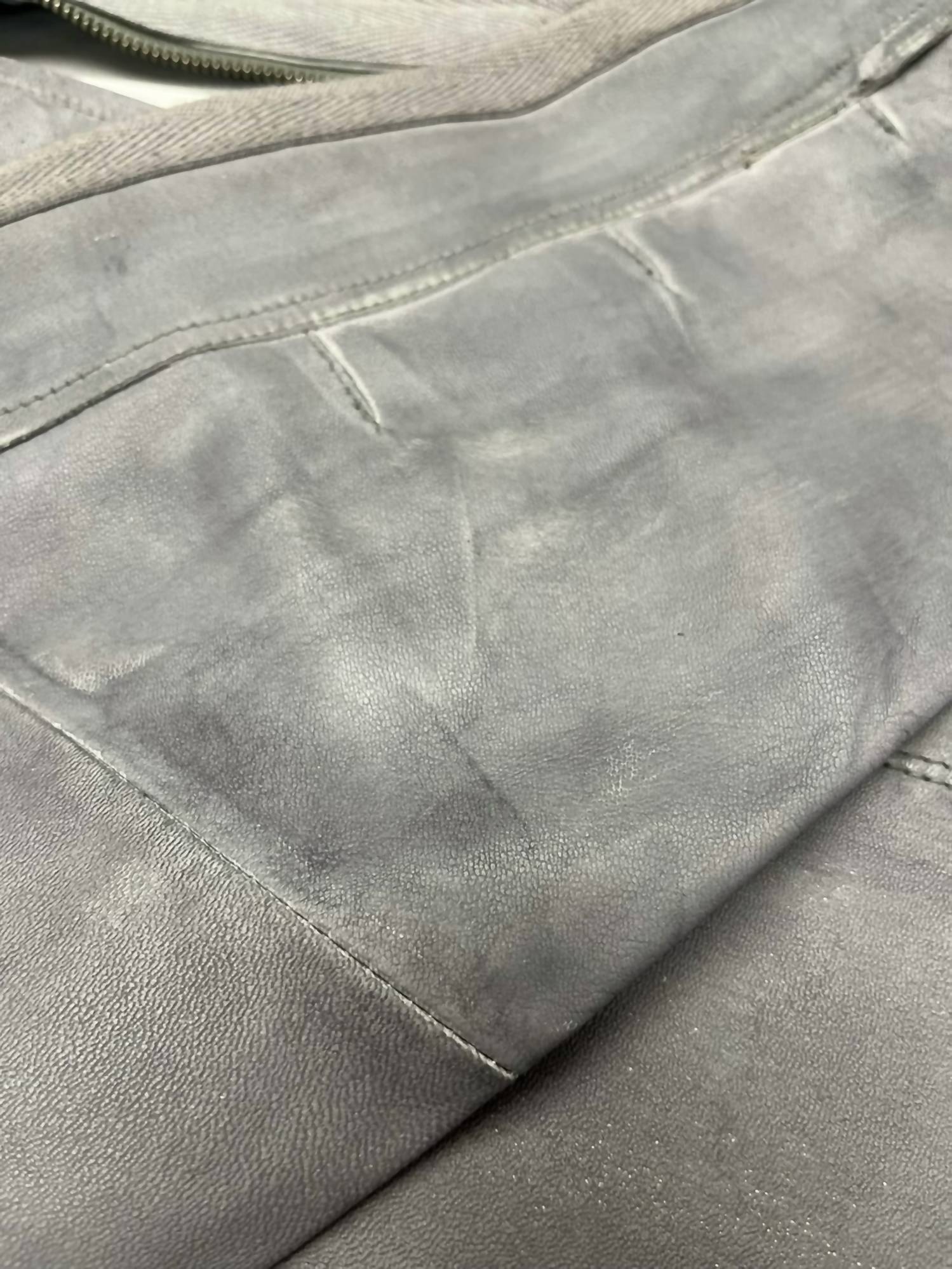 Jakett - LEATHER BOMBER JACKET