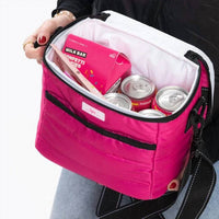 Scout - Road Snacks Lunch Bag Pink Puffer