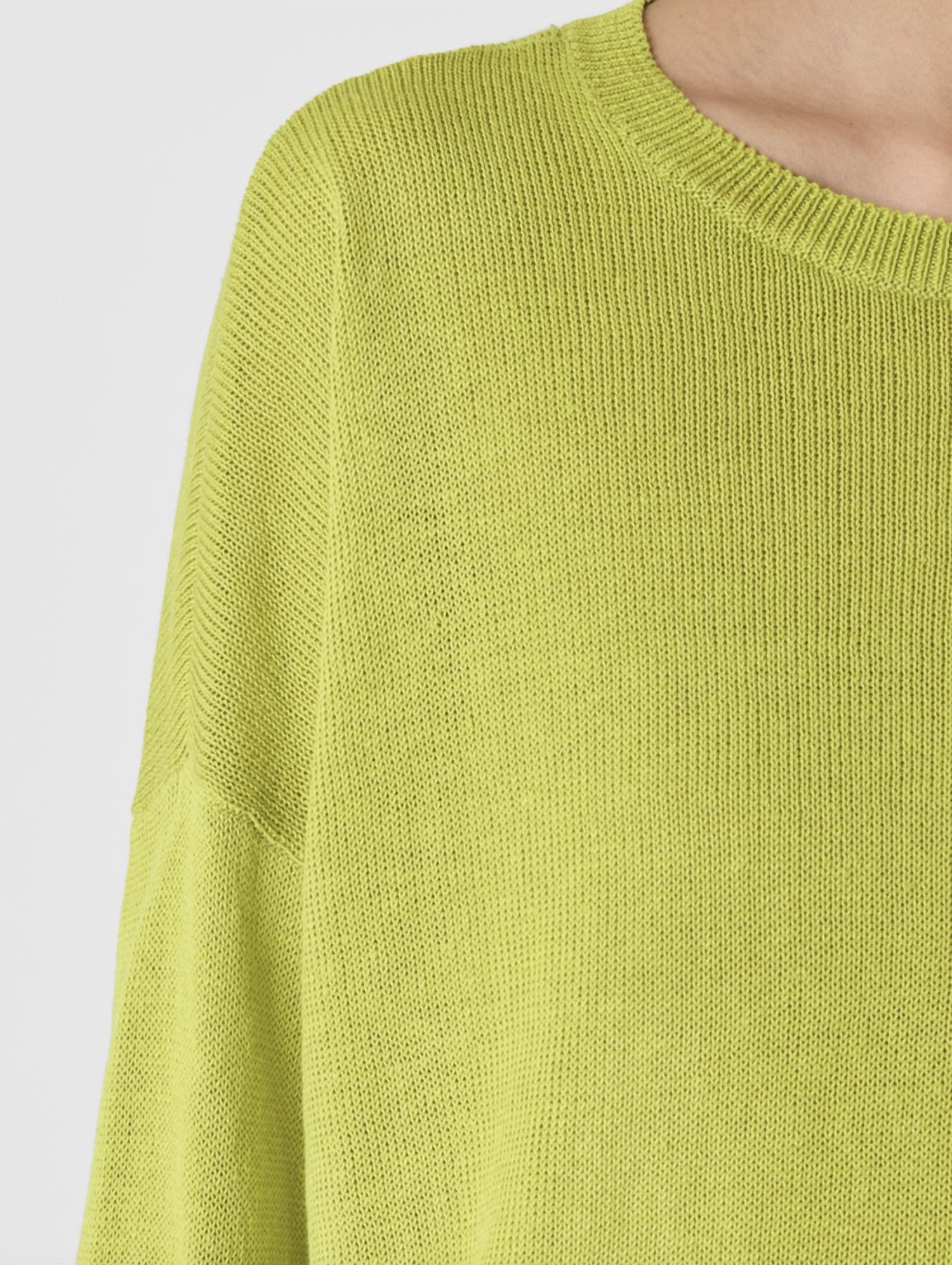 Eileen Fisher - Organic Linen Cotton Cord Crew Neck Top
