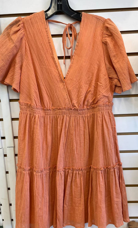 New In - Tiered V-neck Dress With Ruffles