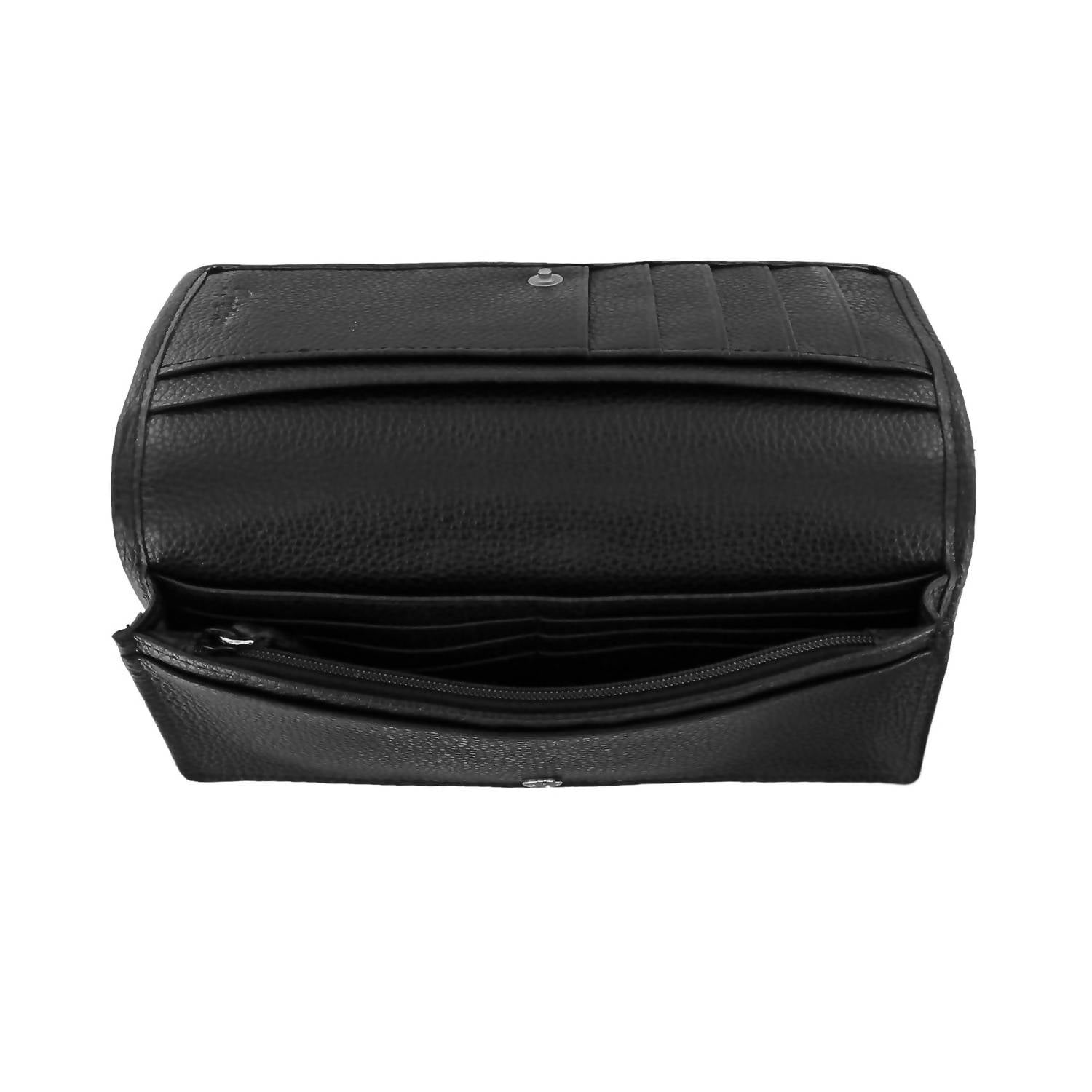 Brighton Women's Pretty Tough Arch Large Wallet in black - women's bag - alternate view