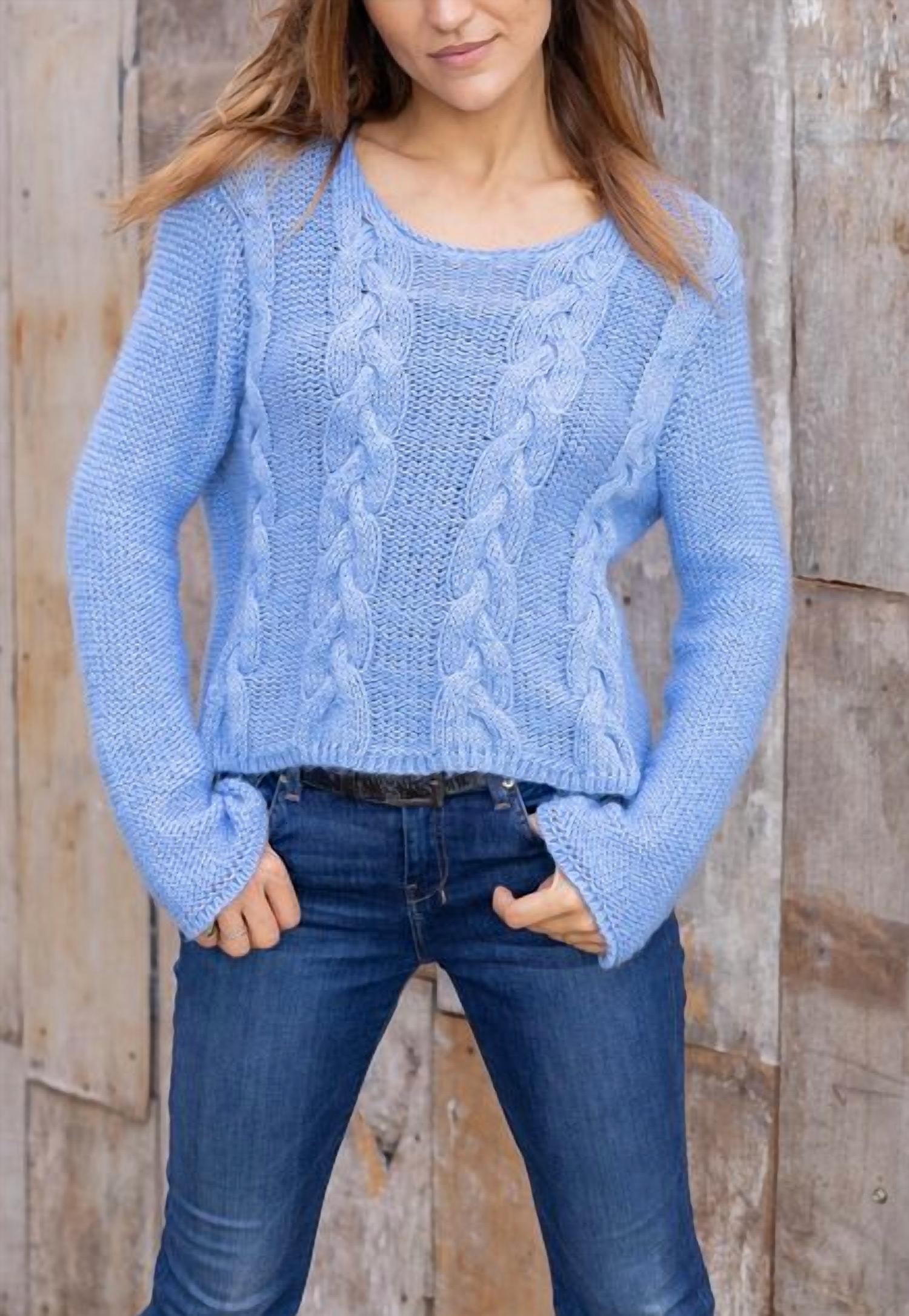 Wooden Ships - Alessa Cable Crewneck Chunky Sweater