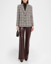 Alice + Olivia - Michael Plaid Boxy Blazer