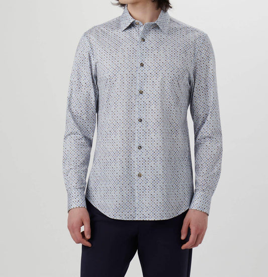 Bugatchi Uomo - Medalion 6 Way Stretch Long Sleeve Shirt
