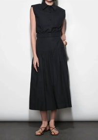 Greylin - Oren Poplin Midi Skirt