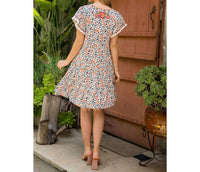 Thml - Mixed Print Embroidered Dress