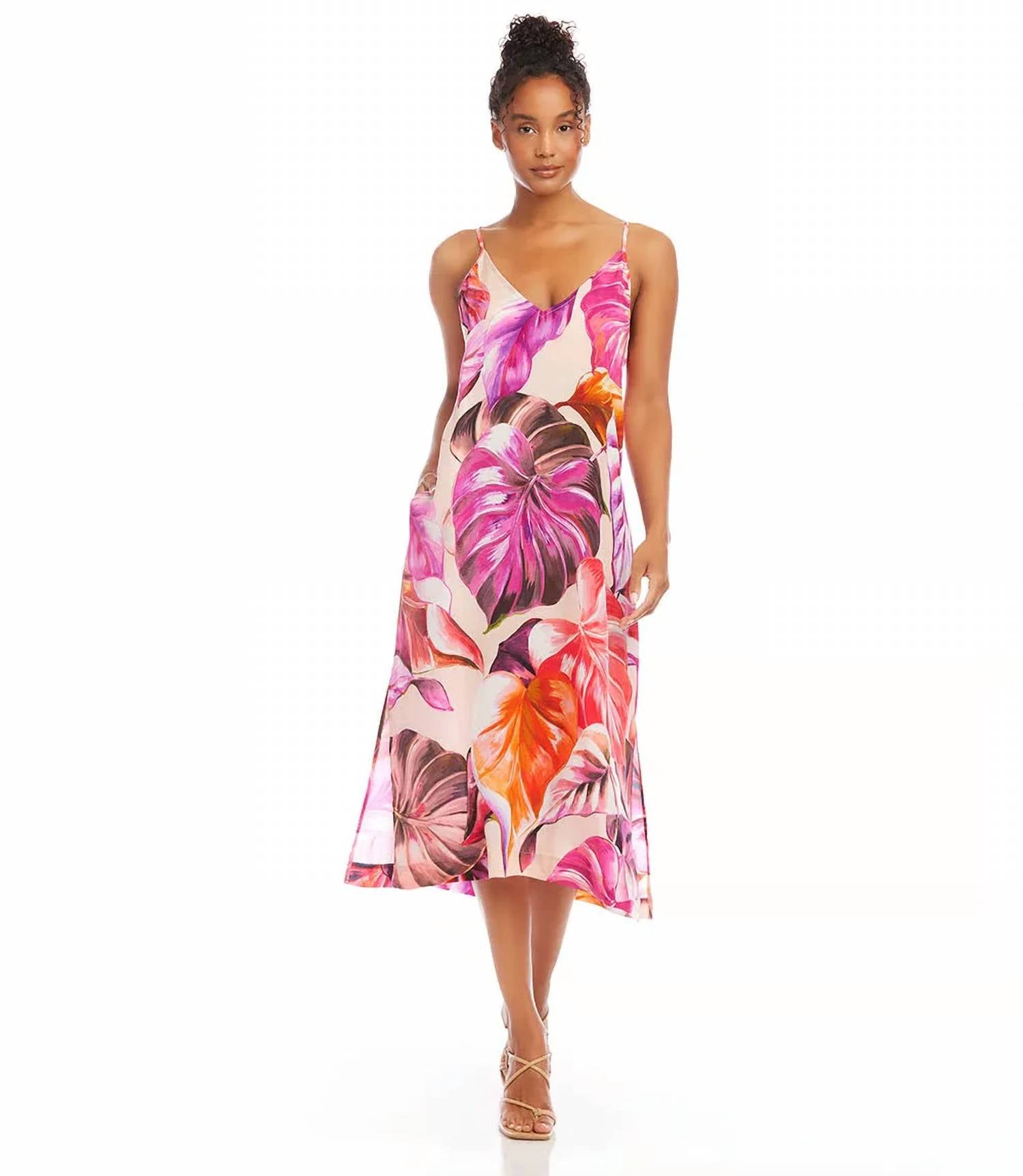 Karen Kane - Patrice Side Slit Midi Dress