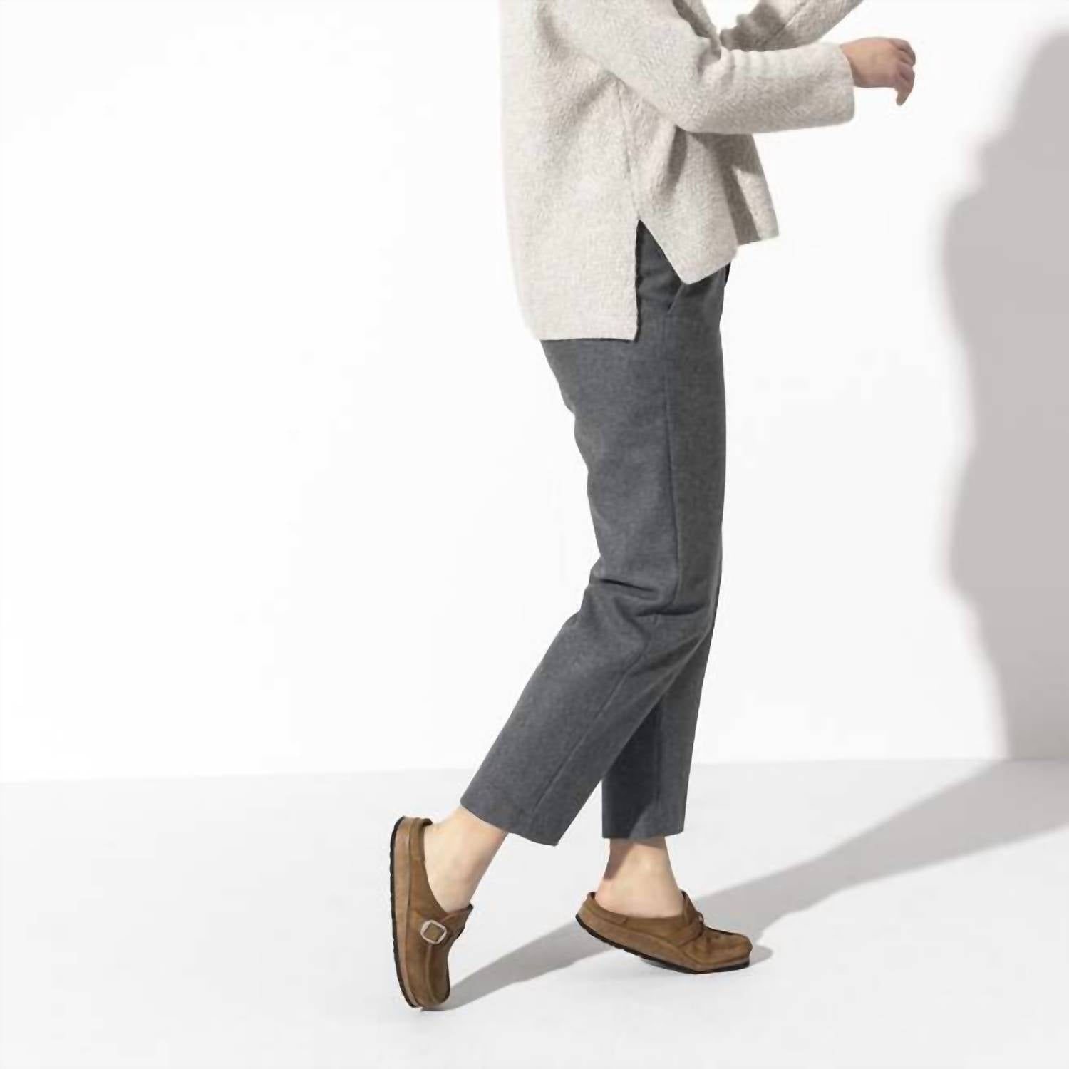 Birkenstock - Unisex Buckley Suede Leather Clogs