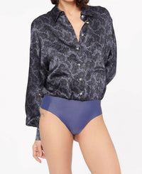 Cami Nyc - Belkis Collared Silk Bodysuit