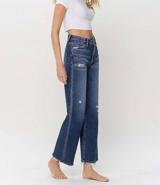 Vervet By Flying Monkey - Olivia Relaxed Straight Denim Jeans