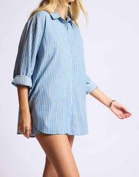 Sage The Label - Boyfriend Style Shirt & Short Romper