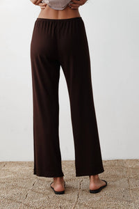 Donni. - Baby Rib Scallop Pant