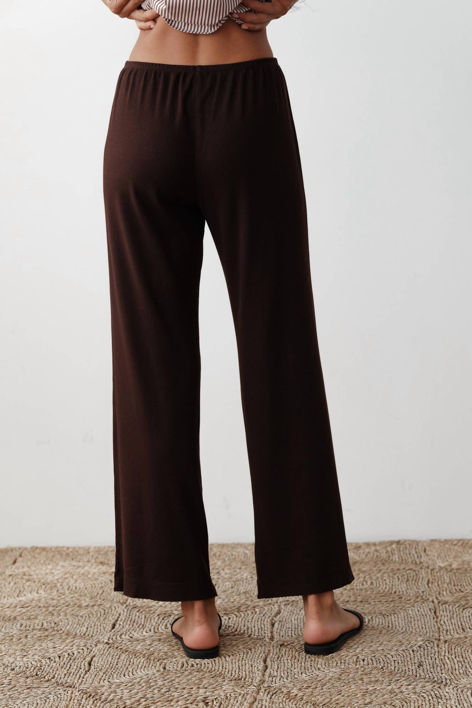 Donni. - Baby Rib Scallop Pant